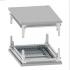  Toit/base largeur 400mm x prof 