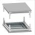 Toit/base largeur 450mm x prof 