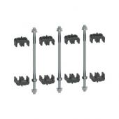  Kit visserie barres Cu p. 10m 