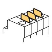  Jeu 6 cloisons de sparation d 