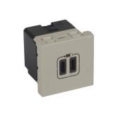  CHARGEUR 2 MODULES 2 USB C+C 3 