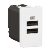  CHARGEUR 1 MODULE 2 PRISES USB 