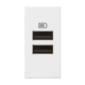  CHARGEUR 1 MODULE 2 PRISES USB 