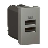  CHARGEUR 1 MODULE 2 PRISES USB 