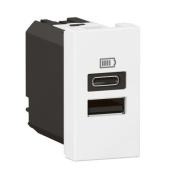  CHARGEUR 1 MODULE 2 PRISES USB 