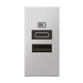  CHARGEUR 1 MODULE 2 PRISES USB 