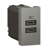  CHARGEUR 1 MODULE 2 PRISES USB 