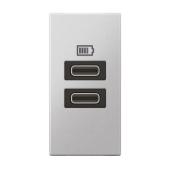  CHARGEUR 1 MODULE 2 PRISES USB 