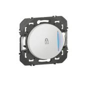  Poussoir simple � voyant lumin 