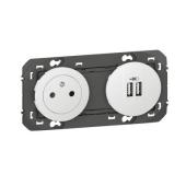 Prise 2P+T Surface + Prises 2 