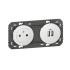  Prise 2P+T Surface + Prises 2 