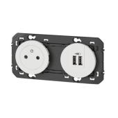  Prise 2P+T Surface + Prises 2 