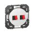  Prise haut-parleur double doox 