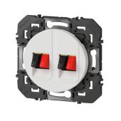  Prise haut-parleur double doox 