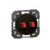  Prise haut-parleur double doox 