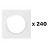  Lot de 240 plaques carr�es doo 