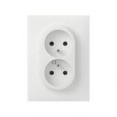  Double prise 2P+T compacte mon 