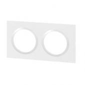  Plaque carre dooxie 2 postes 