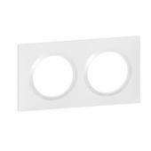  Plaque carre dooxie 2 postes 
