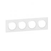  Plaque carre dooxie 4 postes 