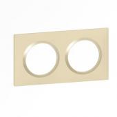  Plaque carre dooxie 2 postes 
