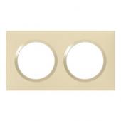  Plaque carre dooxie 2 postes 