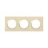  Plaque carr�e dooxie 3 postes 