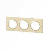  Plaque carr�e dooxie 3 postes 