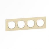  Plaque carre dooxie 4 postes 