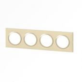  Plaque carre dooxie 4 postes 