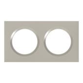  Plaque carr�e dooxie 2 postes 