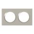  Plaque carr�e dooxie 2 postes 