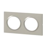  Plaque carr�e dooxie 2 postes 