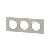  Plaque carre dooxie 3 postes 