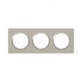  Plaque carre dooxie 3 postes 