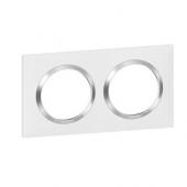  Plaque carre dooxie 2 postes 
