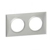  Plaque carre dooxie 2 postes 