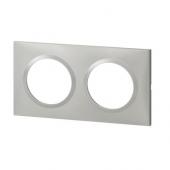  Plaque carre dooxie 2 postes 