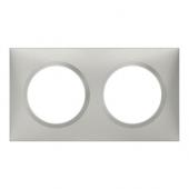  Plaque carre dooxie 2 postes 