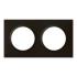  Plaque carr�e dooxie 2 postes 