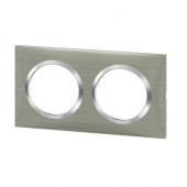  Plaque carre dooxie 2 postes 