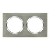  Plaque carre dooxie 2 postes 