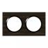  Plaque carre dooxie 2 postes 