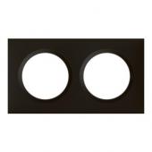  Plaque carre dooxie 2 postes 