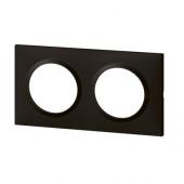  Plaque carre dooxie 2 postes 