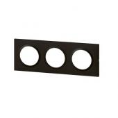  Plaque carre dooxie 3 postes 