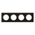  Plaque carre dooxie 4 postes 