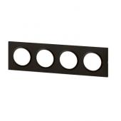 Plaque carre dooxie 4 postes 