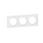  Plaque carre dooxie 3 postes 