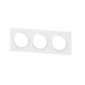  Plaque carre dooxie 3 postes 